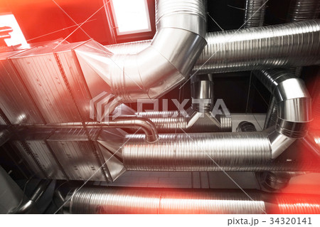 Ventilation pipes of an air condition 34320141