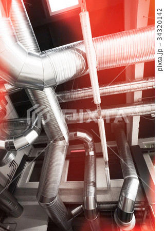 Ventilation pipes of an air condition Ventilation pipes of an air condition 34320142