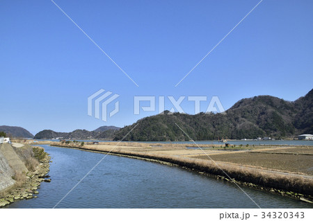 円山川　城崎温泉 34320343