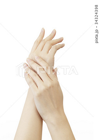 女性の手 女性の手 34324398