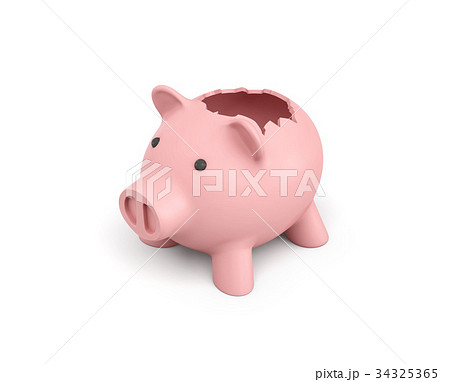 3d rendering of a pink ceramic piggy bank with a 3d rendering of a pink ceramic piggy bank with a 34325365