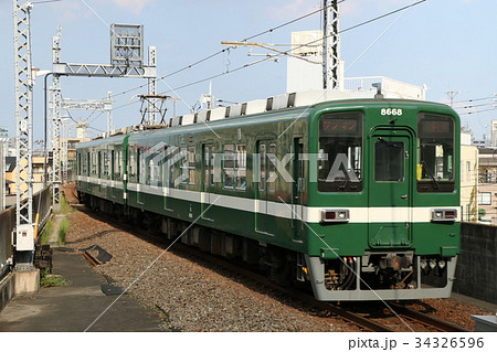 単線区間を走る東武鉄道大師線　8000系 34326596