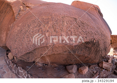 prehistoric rock engravings 34329194