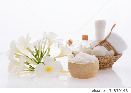 Bath products and skincare treatment with flower Bath products and skincare treatment with flower 34330148