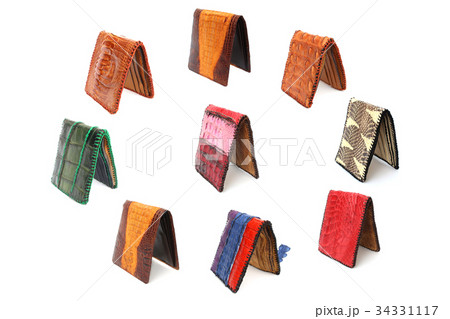 Group Wallet Of Leather Skin 34331117
