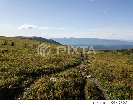 Mountain landscape in the vicinity of Mount Iremel 34332020
