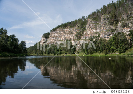 rocky landscape on the river Ai rocky landscape on the river Ai 34332138
