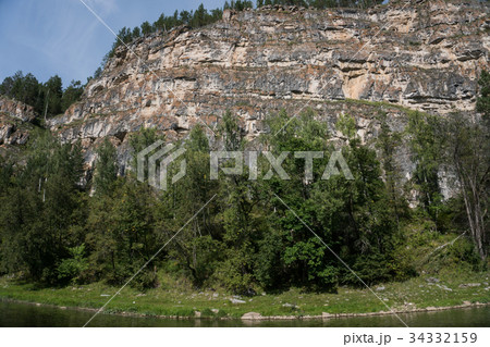 rocky landscape on the river Ai 34332159