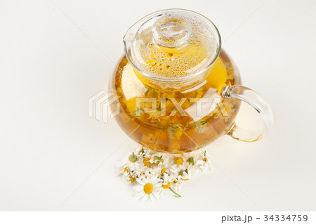 Cup of chamomile tea Cup of chamomile tea 34334759