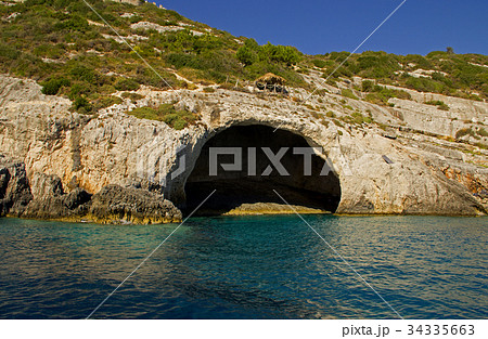 Blue caves on Zakynthos Island 34335663