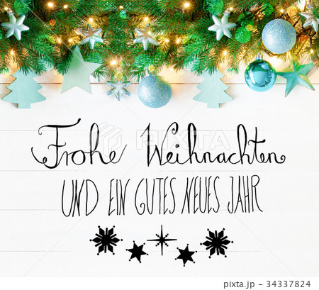 Christmas Garland, Gutes Neues Mean Happy New Year 34337824