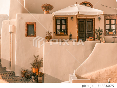 PEACE IN MY GREEK AUTUMN HOUSE - OIA - SANTORINI 34338075