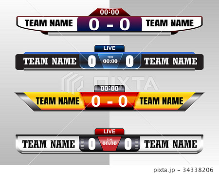 Scoreboard Digital Screeen Graphic Template Scoreboard Digital Screeen Graphic Template 34338206