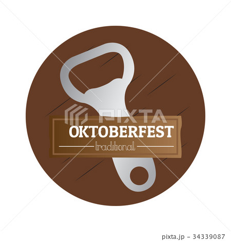Isolated oktoberfest label Isolated oktoberfest label 34339087