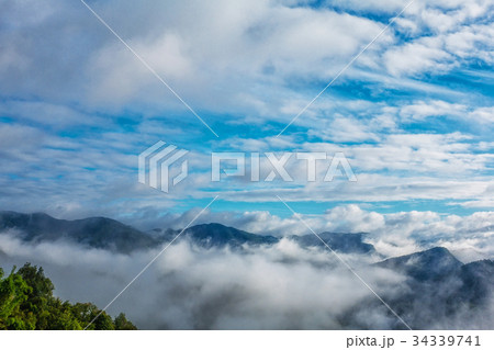 Landscape of Morning mist. Landscape of Morning mist. 34339741