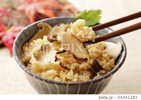 松茸ごはん 松茸ごはん 34341281
