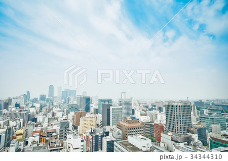 view of Nagoya TV Tower, landmark of Nagoya view of Nagoya TV Tower, landmark of Nagoya 34344310