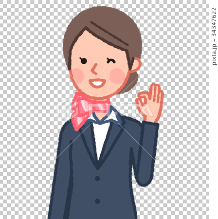 Suit & Scarf Woman Diagonal OK Suit & Scarf Woman Diagonal OK 34347622