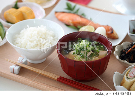 和食の朝食 34348483