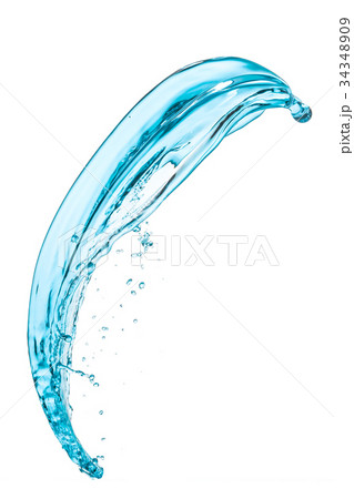 turquoise water splash 34348909