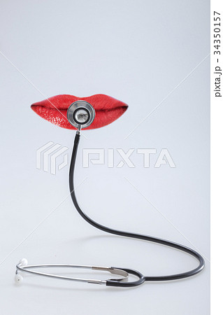 聴診器 静物 室内 34350157