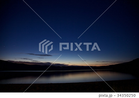 日の出 朝焼け 朝日 34350250