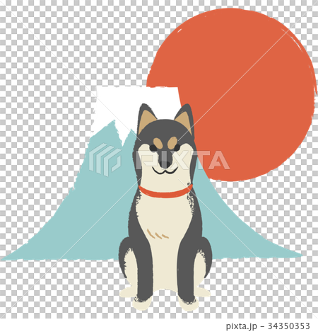 新年材料，Shiba Inu 34350353