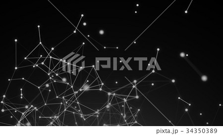 Abstract connection dots. Technology background 34350389