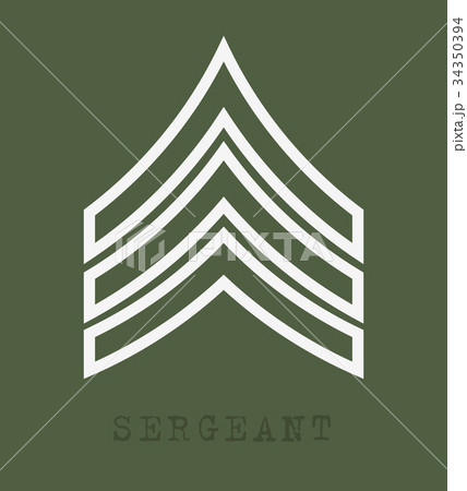 Military Ranks and Insignia. Stripes and Chevrons 34350394