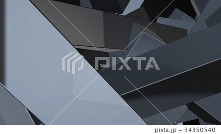 Abstract background with chaotic elements. 3d 34350540