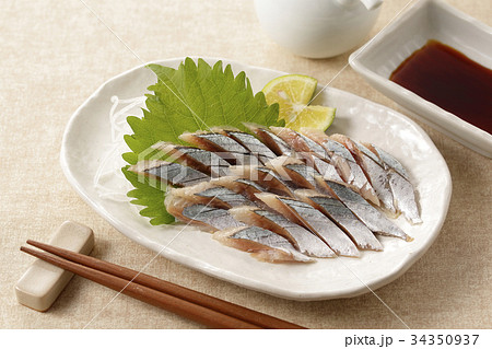 サンマの刺身 34350937
