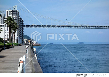 関門海峡 関門橋 関門海峡 関門橋 34352937