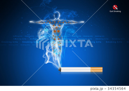 Smoking kills human body 34354564