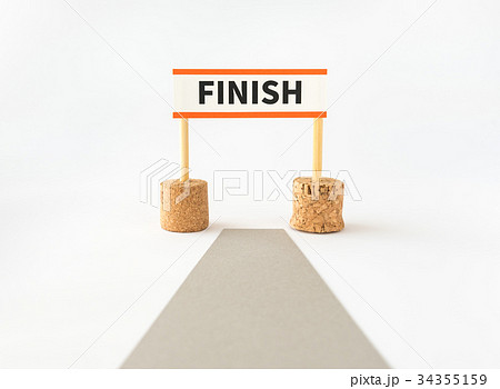 FINISH　完走　フィニッシュ　ルート　達成 34355159