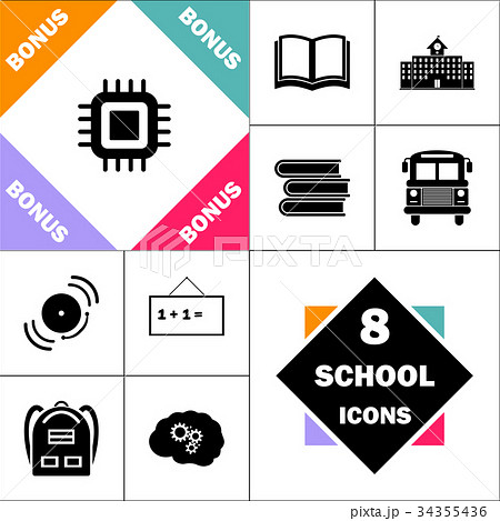 cpu computer symbol 34355436