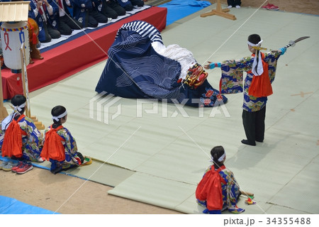 甘地獅子舞　播州の秋祭り 34355488