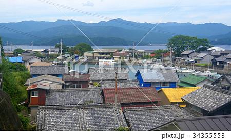漁村重要伝統的建造物群保存地区の鳥瞰図 34355553