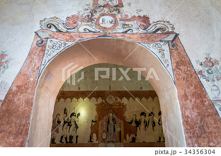 Jesuit Mission wall paintings in San Jose de Jesuit Mission wall paintings in San Jose de 34356304