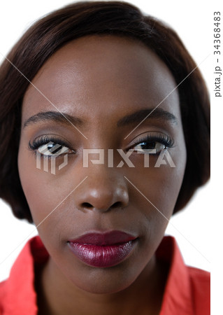 Close up portrait of young woman Close up portrait of young woman 34368483