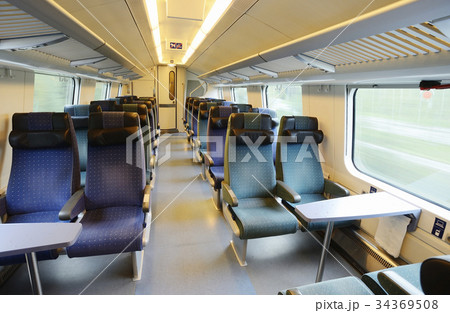 interior of an empty train car 34369508