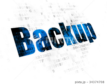 Programming concept: Backup on Digital background 34374708