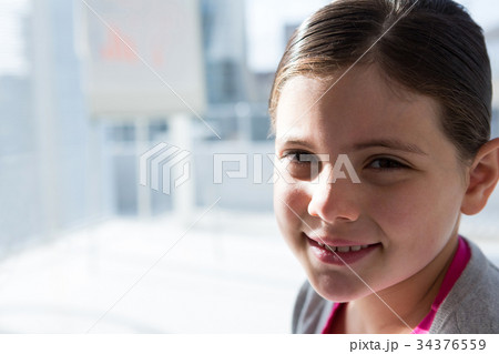 Portrait of smiling businesswoman at office 34376559