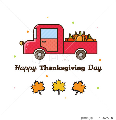 Happy Thanksgiving Day. Vector illustration. Happy Thanksgiving Day. Vector illustration. 34382510