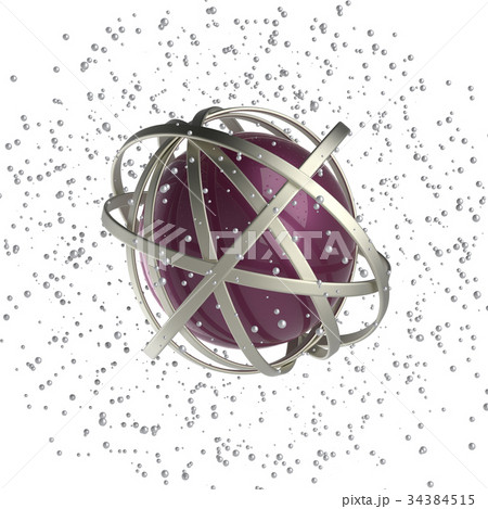 3d sphere of multicolored rings in cloud from 3d sphere of multicolored rings in cloud from 34384515