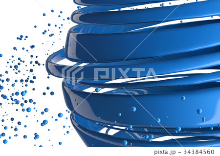 3D striped decorative balls. 34384560