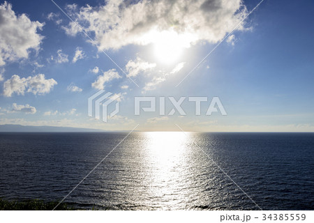 石垣島の御神崎の夕陽 34385559