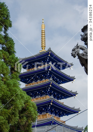 西国三十三所・二十四番札所・中山寺の五重塔 34386254