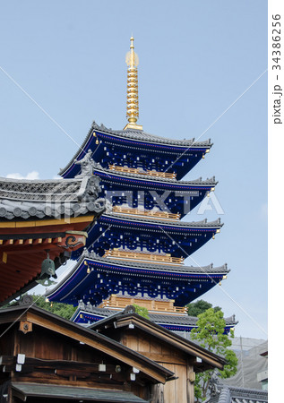 西国三十三所・二十四番札所・中山寺の五重塔 34386256