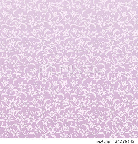 紫 花唐草 ウエディング エステ用 広告背景のイラスト素材
