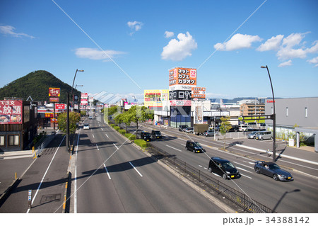 高松市市街風景(上天神町、紫雲山) 高松市市街風景(上天神町、紫雲山) 34388142